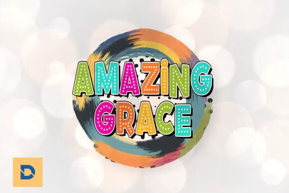 Amazing Grace Christian Sublimation PNG Graphics & Templates