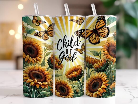 Child of God Christian Tumbler Wrap Graphics Review