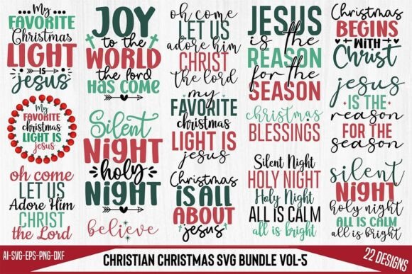 Christian Christmas SVG Bundle Vol-5 Review