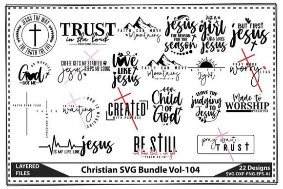 Christian SVG Bundle Vol.104
