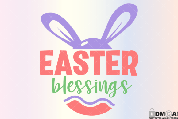 Easter Blessings SVG PNG: Graphics & Print Templates