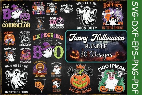 Funny Halloween SVG Bundle for Local Branding