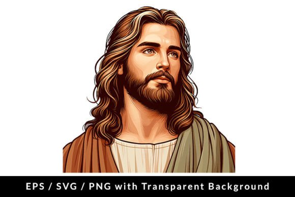 Jesus Christ Clip Art SVG EPS PNG Graphics & Illustrations Review