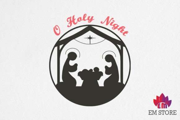 O Holy Night – Christmas SVG Graphics for Crafts