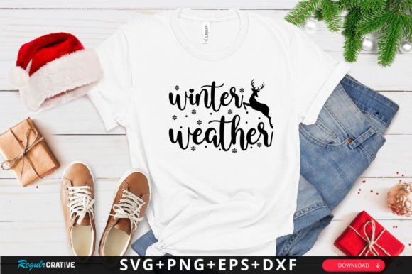 Winter Weather SVG Design for Graphics & Crafts